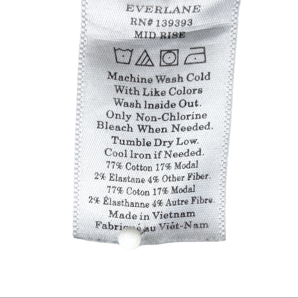 EVERLANE Jeans Ankle Skinny Denim Black - Picture 8 of 8